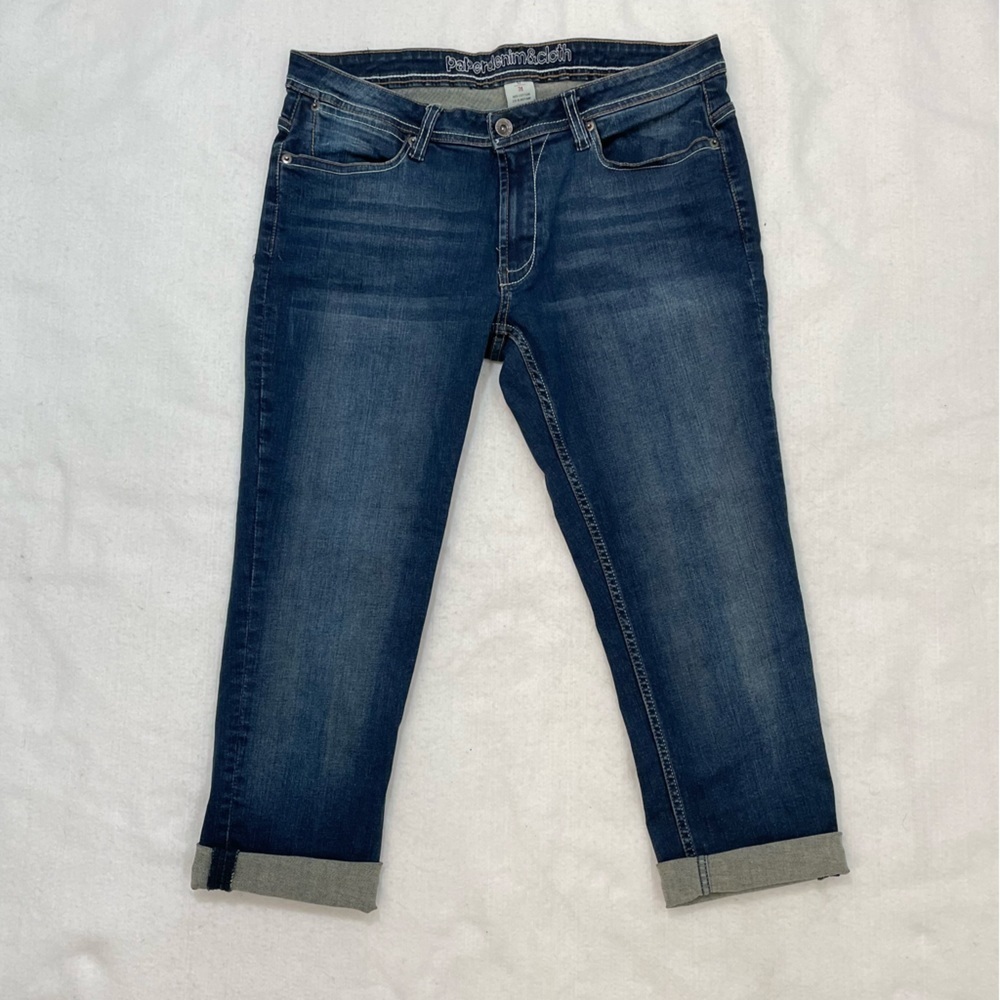 PAPER DENIM & CLOTH SKINNY CROPPED DENIM JEANS SIZE 31/12 Good condition